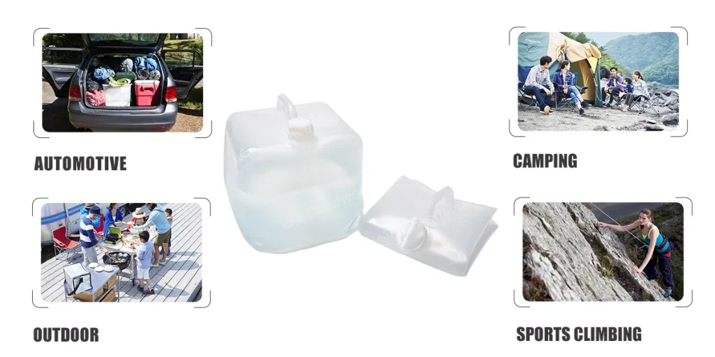 Application of CollapsibleWater Container with Spigot
