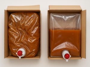 Cheertainer Bag Geometry for Syrups and Sauces