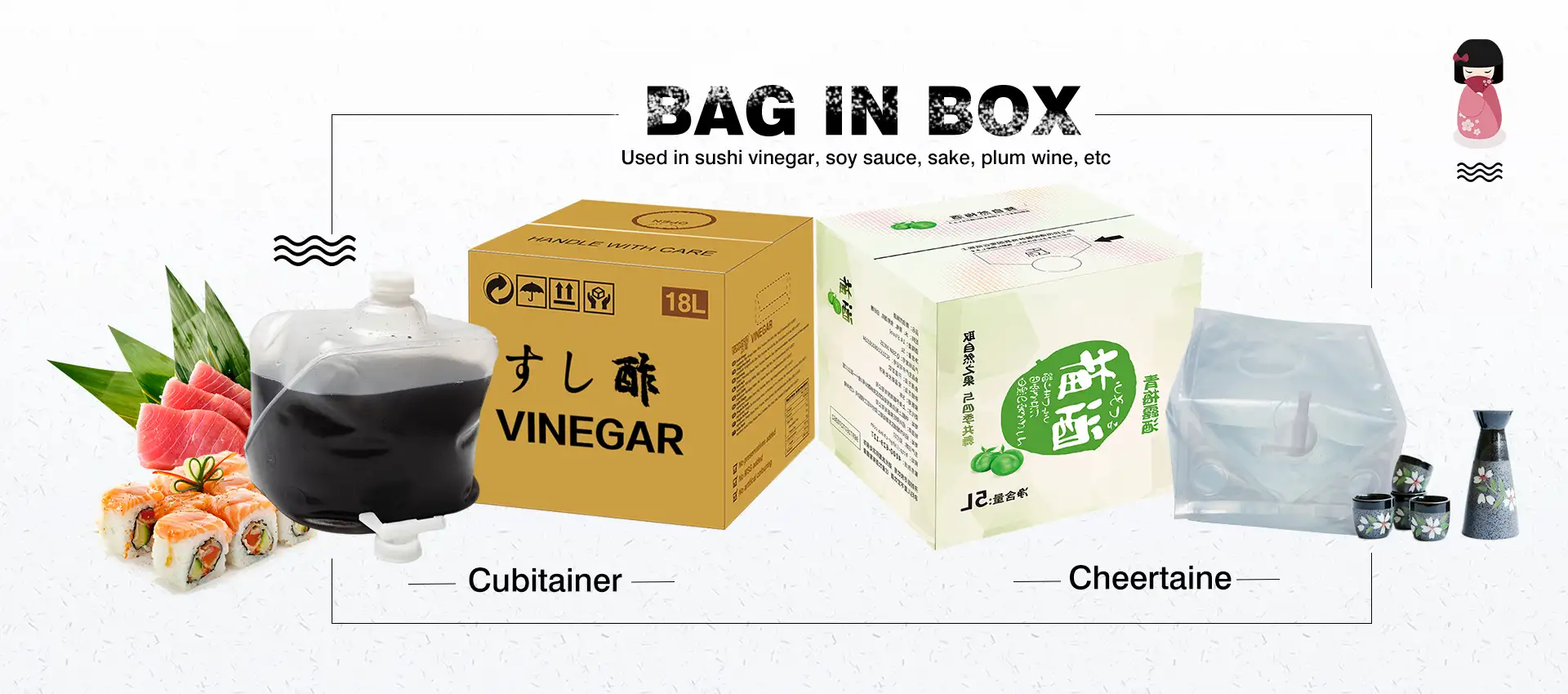 Vinegar Soy Sauce Bag in Box