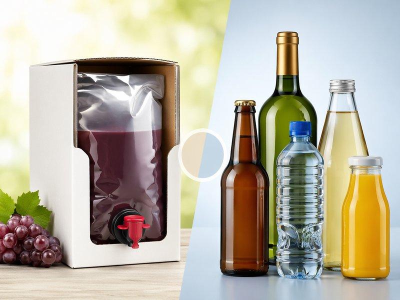 Traditional Bottles VS Bags in Boxes